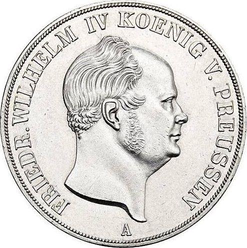 Anverso 2 táleros 1854 A - valor de la moneda de plata - Prusia, Federico Guillermo IV