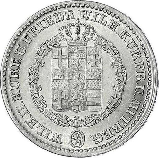 Awers monety - 1/6 talara 1839 - cena srebrnej monety - Hesja-Kassel, Wilhelm II