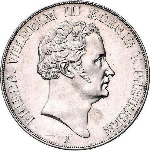 Awers monety - Dwutalar 1840 A - cena srebrnej monety - Prusy, Fryderyk Wilhelm III