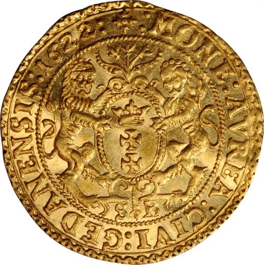 Reverse Ducat 1622 SB "Danzig" - Gold Coin Value - Poland, Sigismund III Vasa