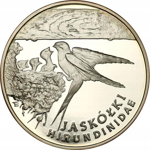 Реверс монеты - 300000 злотых 1993 года MW ET "Деревенская ласточка" - цена серебряной монеты - Польша, III Республика до деноминации