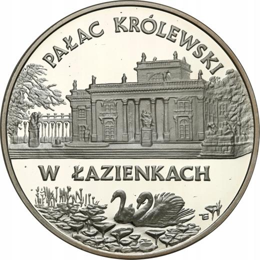 Reverso 20 eslotis 1995 MW ET "Palacio Real en Łazienki" - valor de la moneda de plata - Polonia, República moderna