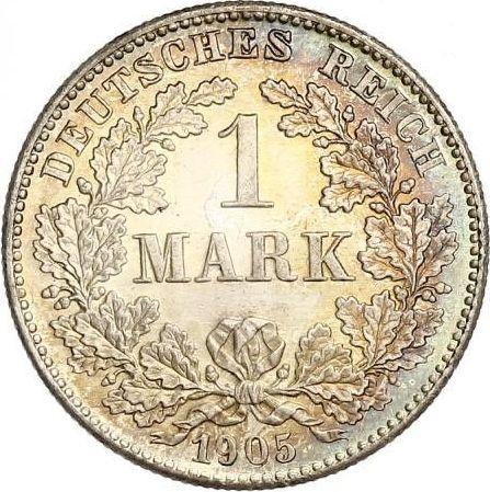 Awers monety - 1 marka 1905 G "Typ 1891-1916" - cena srebrnej monety - Niemcy, Cesarstwo Niemieckie