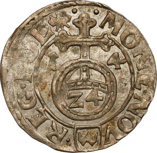 Anverso Poltorak 1614 "Águila" - valor de la moneda de plata - Polonia, Segismundo III